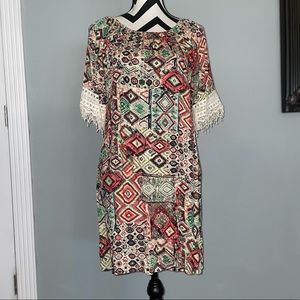 patterned dress
